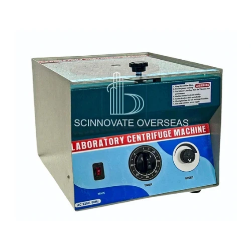 Scinnovate Manual Laboratory Centrifuge Machine 5200 RPM With Timer 60 Minutes