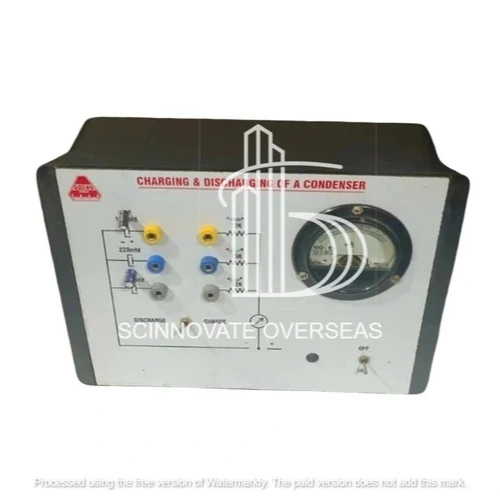 Scinnovate Mild Steel Charging Discharging Condenser Educational Trainer, For Laboratory
