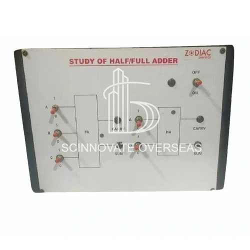 Scinnovate Half Full Adder Electronic Lab Trainer, For Laboratory