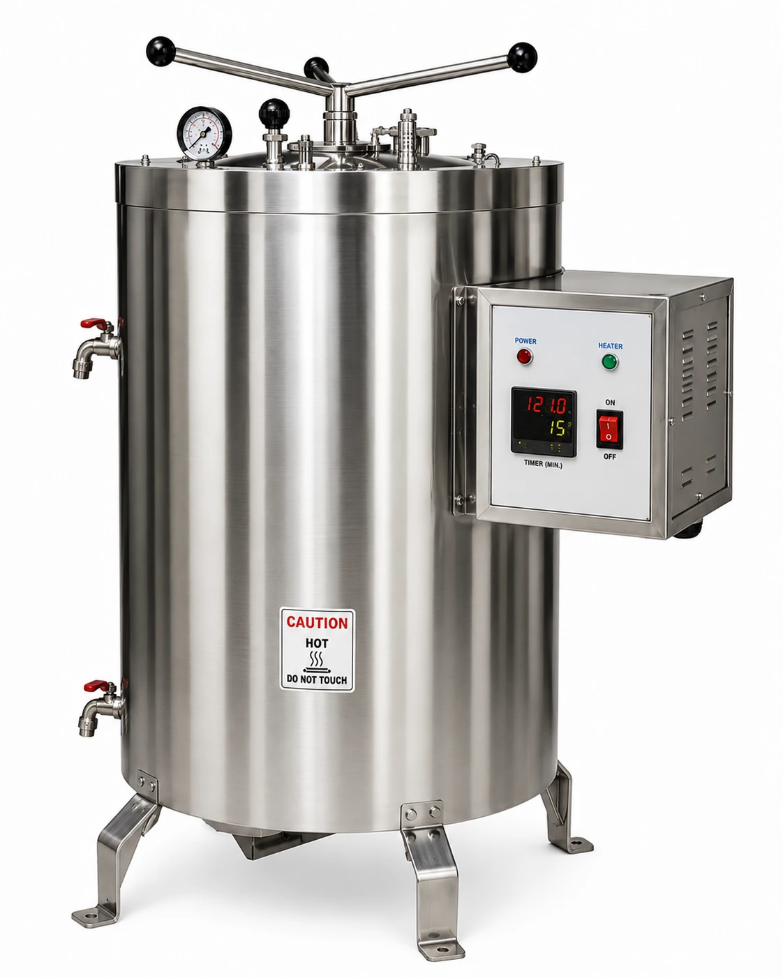 AUTOCLAVE VERTICAL DOUBLE WALL