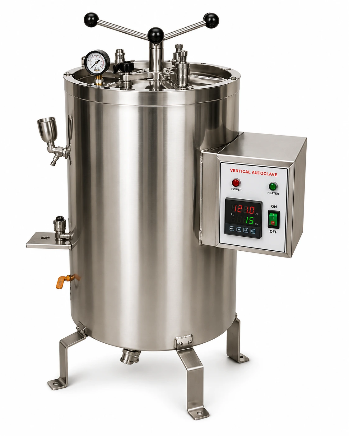 AUTOCLAVE VERTICAL TRIPPLE WALLED